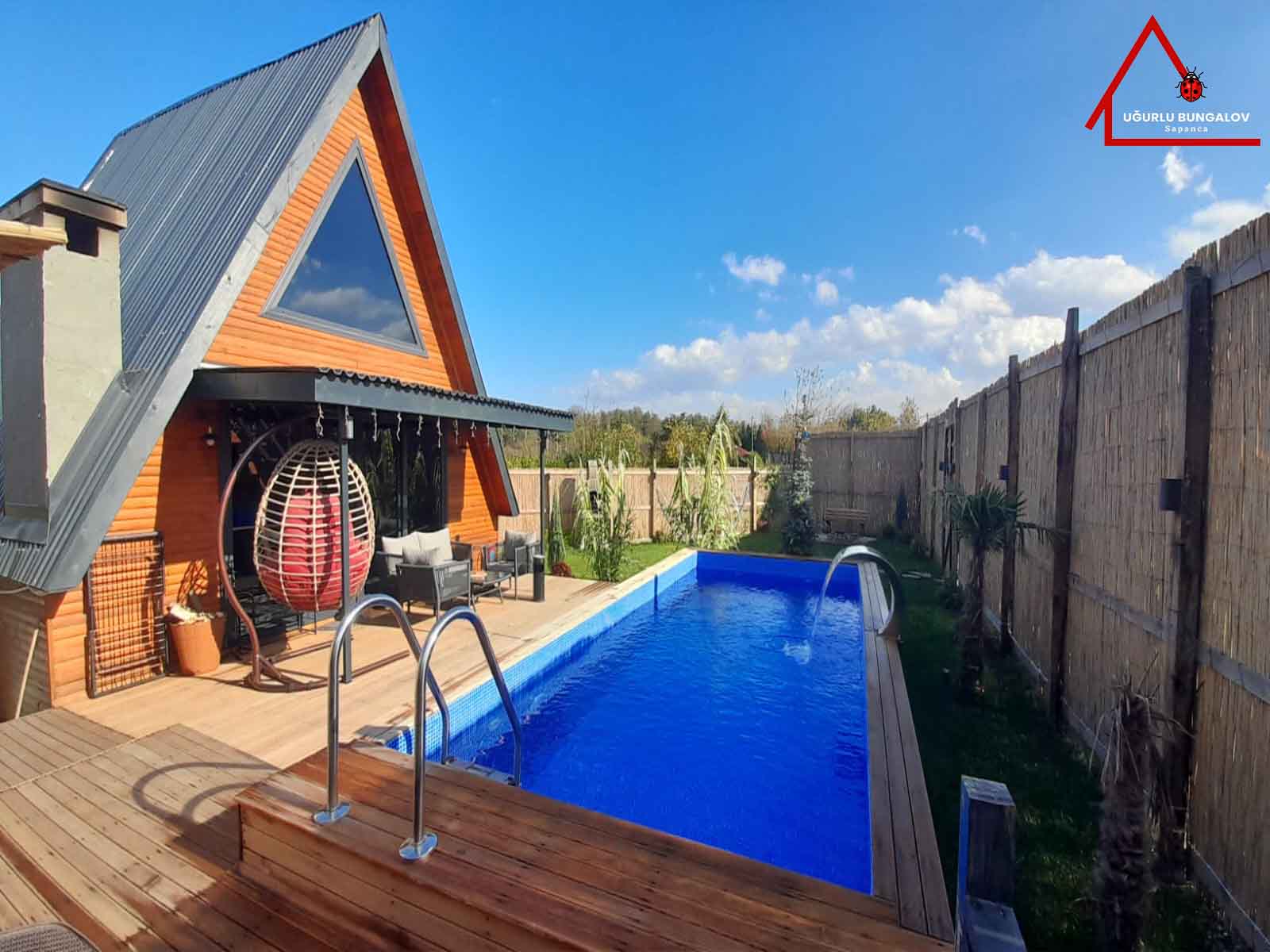 uğurlu bungalov 2 muhafazakar havuze
